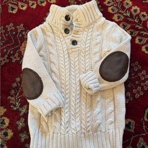 GAP Baby Cream Knit Cardigan